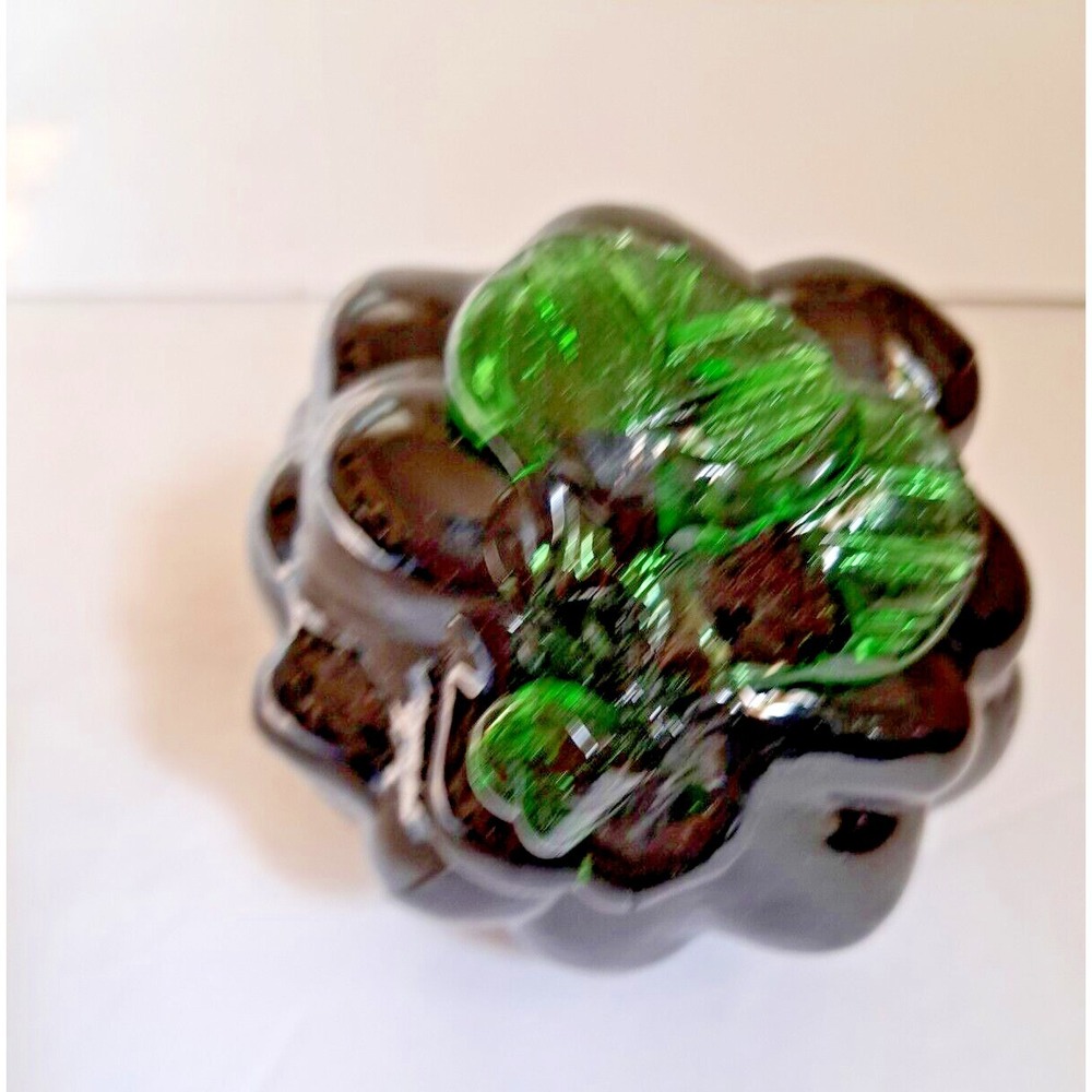 Murano Style Art Glass Decorative Purple Grape Cluster Farmhouse Decor Pre-owned - Picture 2 of 7